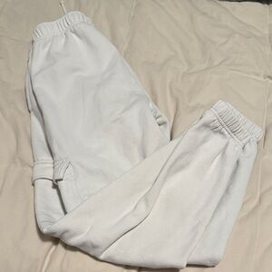PacSun Cream Formula 1 Sweatpants